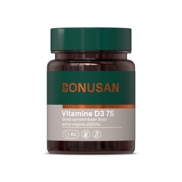 Bonusan Vitamine D3 Forte 75 (60 Softgels)