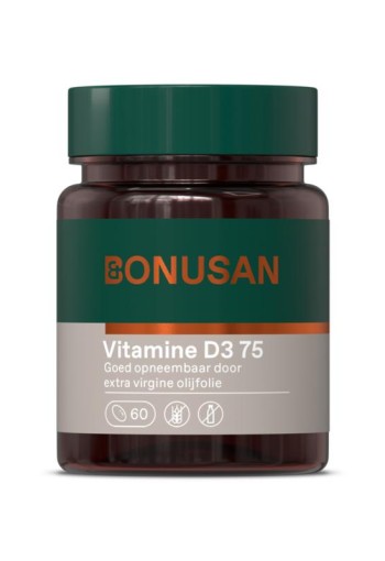 Bonusan Vitamine D3 Forte 75 (60 Softgels)