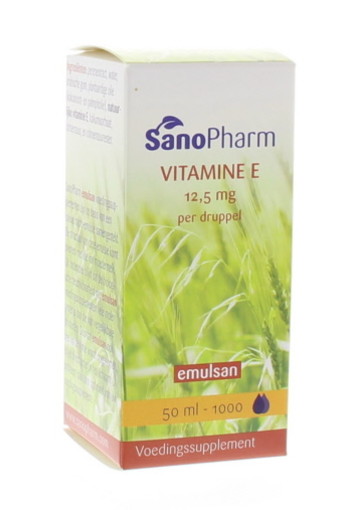 Sanopharm Vitamine E Emulsan (50 Milliliter)