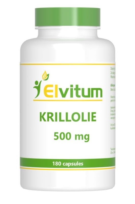 Elvitaal/elvitum Krill olie 500mg (180 Capsules)