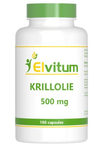 Elvitaal/elvitum Krill olie 500mg (180 Capsules)