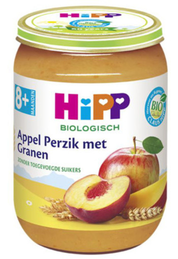 Hipp Appel Perzik Granen 190g