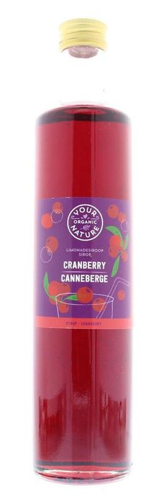 Your Organic Nat Cranberry siroop bio (500 Milliliter)