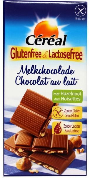Cereal Melkchocolade hazelnoot glutenvrij (100 Gram)