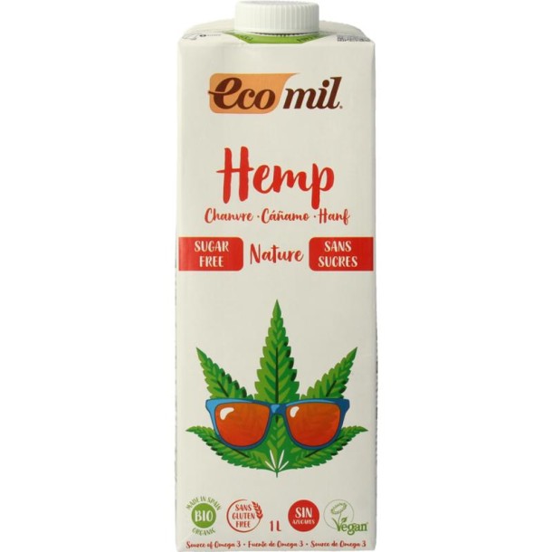 Ecomil Hennepdrank naturel bio (1 Liter)