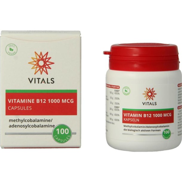 Vitals Vitamine B12 1000 mcg (100 Capsules)