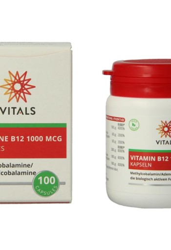 Vitals Vitamine B12 1000 mcg (100 Capsules)