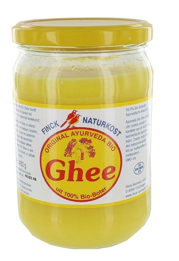 Ghee Finck naturkost geklaarde boter bio (480 Gram)
