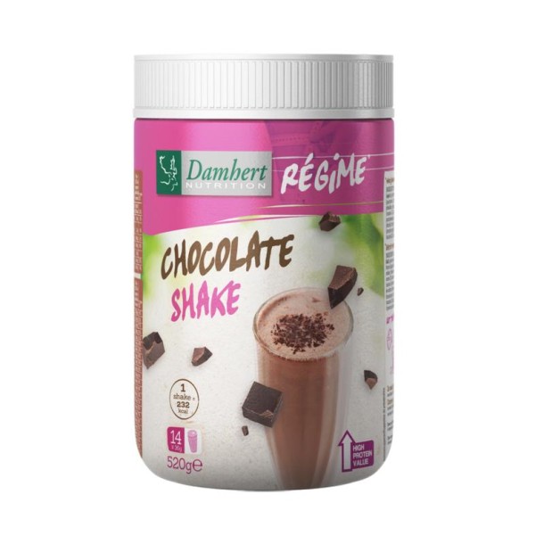 Damhert Regime maaltijd shake chocolade (520 Gram)