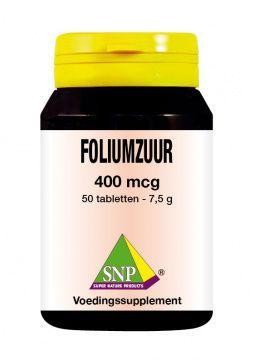 SNP Foliumzuur 400 mcg (50 Tabletten)