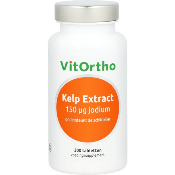 Vitortho Kelp extract - 150 mcg jodium (200 Tabletten)
