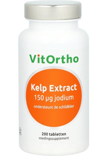 Vitortho Kelp extract - 150 mcg jodium (200 Tabletten)