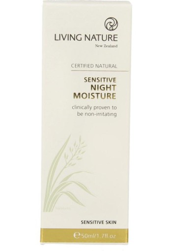 Living Nature Nachtcreme gevoelige huid (50 Milliliter)