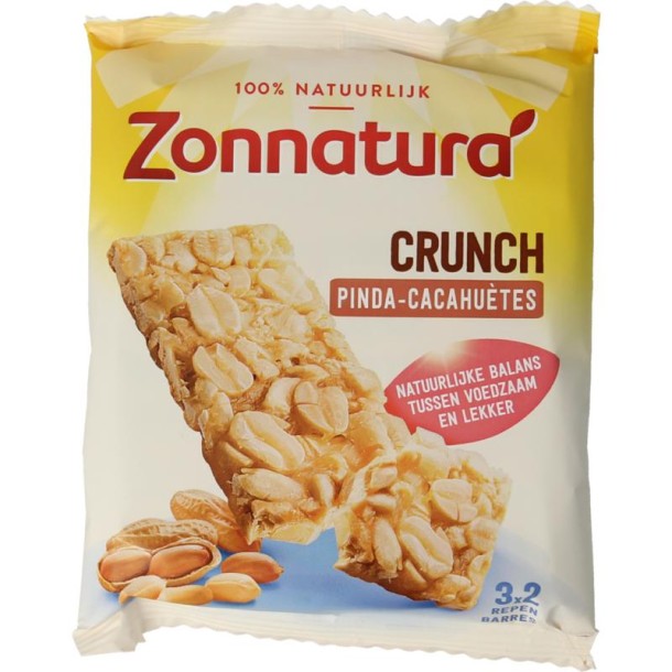 Zonnatura Pinda crunch 45 gram (3 Stuks)