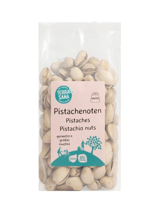 Terrasana Pistachenoten geroosterd met zout bio (200 Gram)