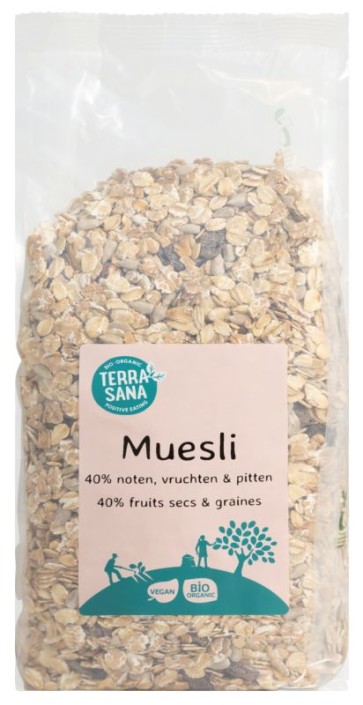 Terrasana Muesli noten & zuidvruchten bio (750 Gram)