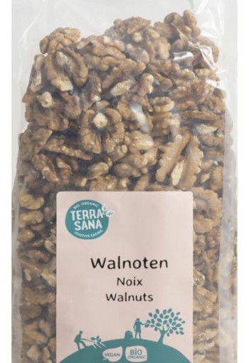 Terrasana Super walnoten gepeld bio (600 Gram)