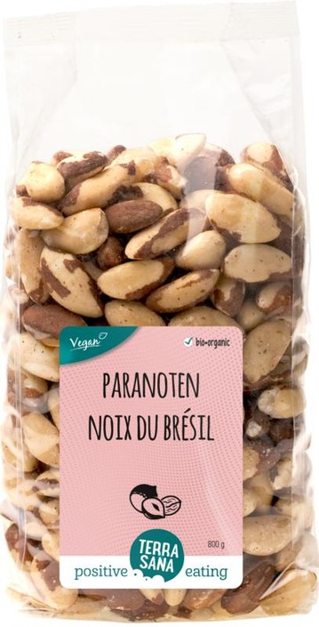 Terrasana Paranoten zonder zout bio (800 Gram)