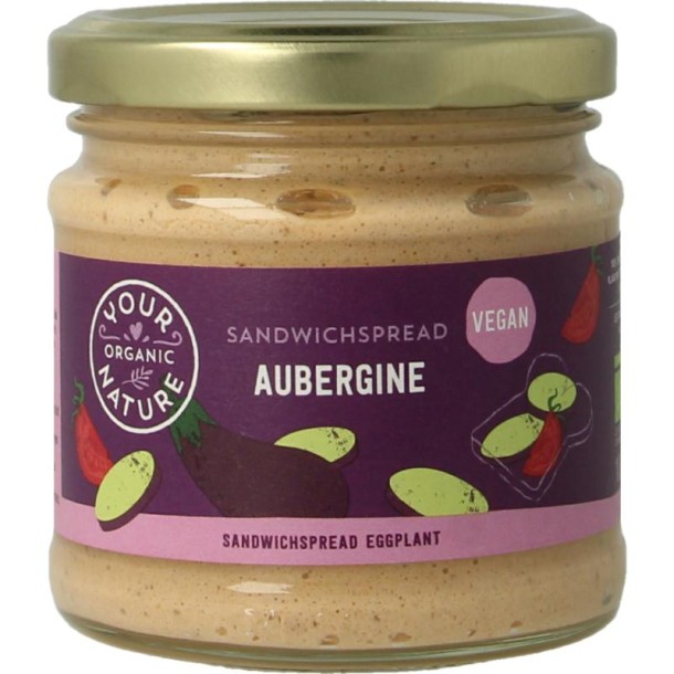 Your Organic Nat Sandwichspread aubergine bio (180 Gram)