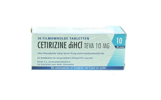 Teva Cetirizine DI HCI 10 mg (30 Tabletten)