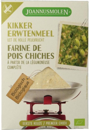 Joannusmolen Kikkererwtenmeel eerste keuze bio (275 Gram)