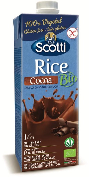 Riso Scotti Rice drink cocoa bio (1 Liter)