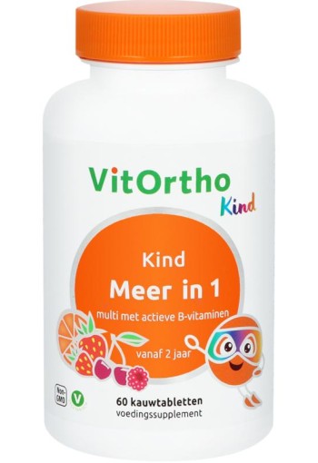 Vitortho Meer in 1 kind (60 Kauwtabletten)