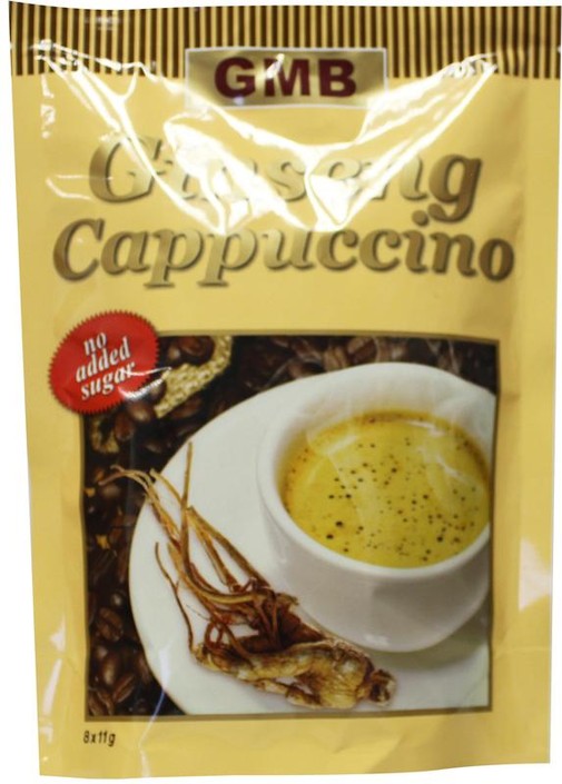 GMB Ginseng cappuccino zonder toegevoegd suiker (8 Sachets)