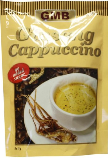 GMB Ginseng cappuccino zonder toegevoegd suiker (8 Sachets)