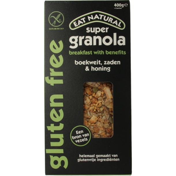 Eat Natural Granola boekweit (400 Gram)