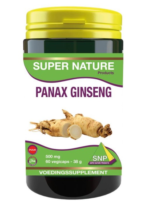 SNP Panax ginseng 500 mg puur (60 Capsules)