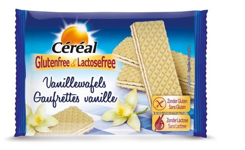 Cereal Vanille wafels glutenvrij bio (125 Gram)