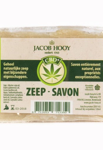 Jacob Hooy CBD zeep (1 Stuks)