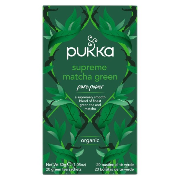 Pukka Supreme matcha green tea bio (20 Zakjes)