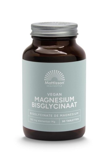 Mattisson Magnesium bisglycinaat 100mg taurine (90 Tabletten)