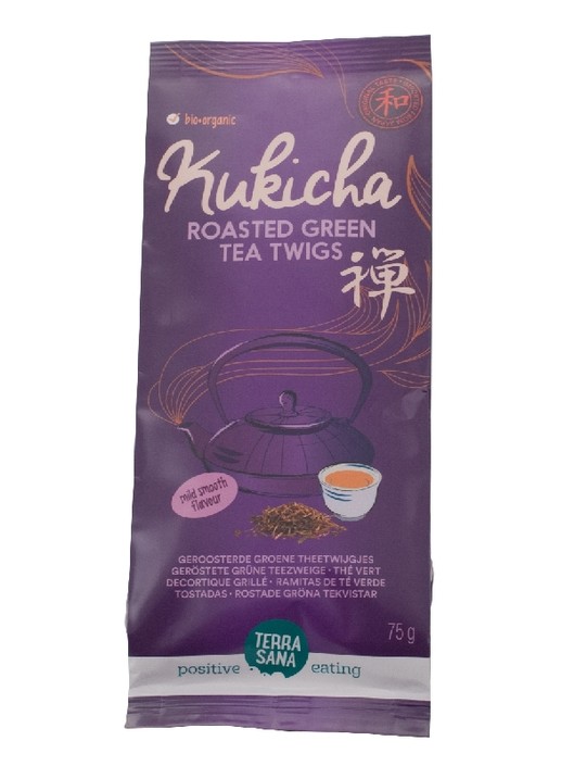 Terrasana Kukicha groene thee twijgen bio (75 Gram)