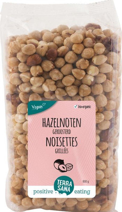 Terrasana Hazelnoten geroosterd bio (800 Gram)