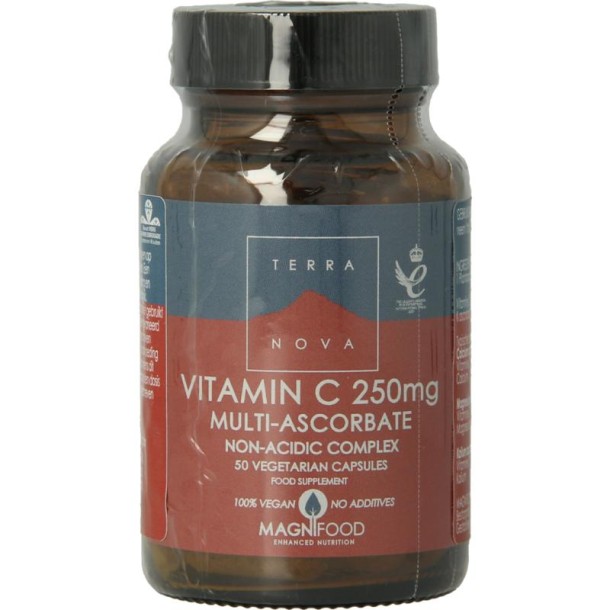 Terranova Vitamine C 250 mg complex (50 Vegetarische capsules)