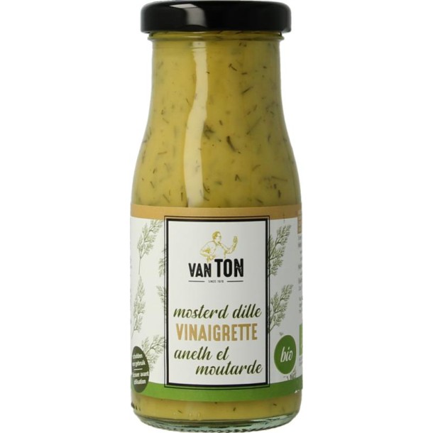 Van Ton Mosterd dille dressing bio (140 Gram)