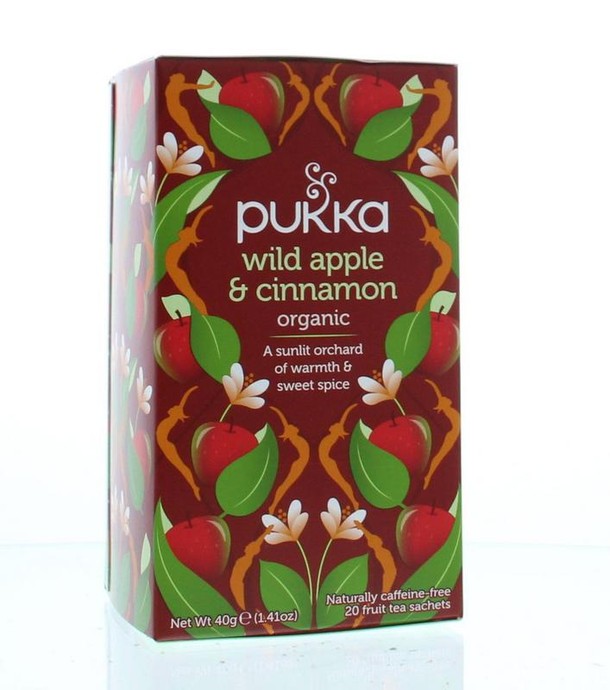 Pukka Wild apple & cinnamon bio (20 Zakjes)