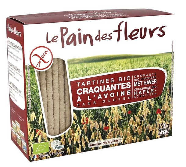 Pain Des Fleurs Haver crackers bio (150 Gram)