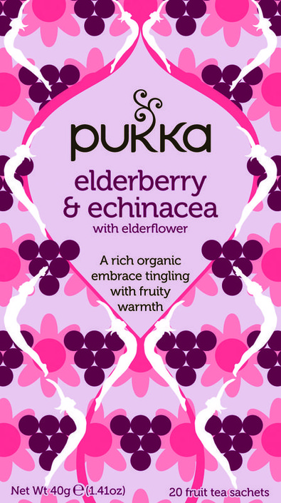 Pukka Elderberry & echinacea bio (20 Zakjes)