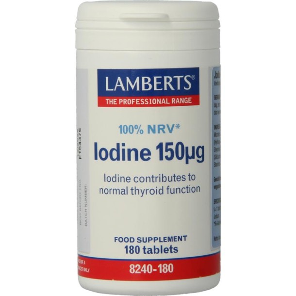 Lamberts Jodium 150mcg (iodine) (180 Tabletten)