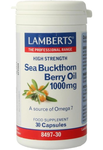 Lamberts Duindoorn olie 1000mg - Sea buckthorn berry oil (30 Capsules)