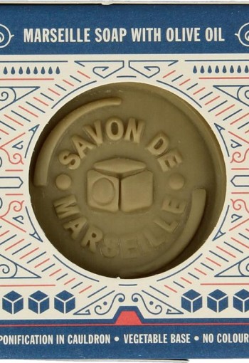 Marius Fabre Savon marseille zeep in doos olijf (200 Gram)
