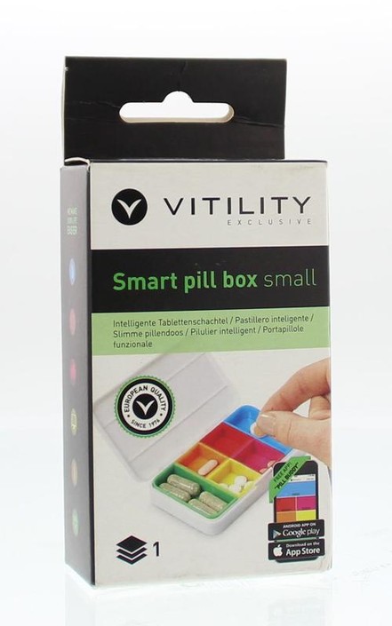 Exclusive Small pill box white H&F (1 Stuks)