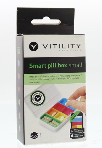 Exclusive Small pill box white H&F (1 Stuks)