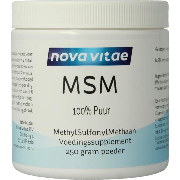 Nova Vitae MSM poeder (250 Gram)