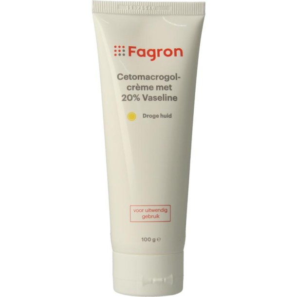 Fagron Cetomacrogol creme 20% vaseline (100 Gram)