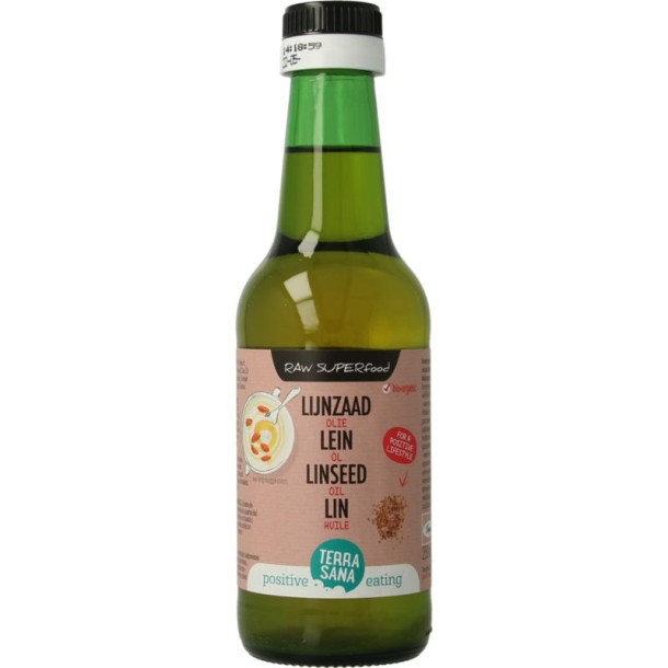 Terrasana Lijnzaadolie koudgeperst bio (250 Milliliter)